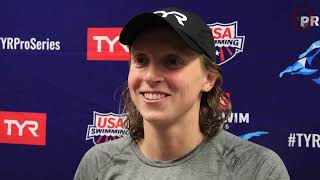 Katie Ledecky Gives Analysis of the 400 Free at US Trials and Paris Olympics