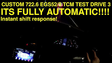 Ultimate NAG52 first fully automatic test drive! - Custom Mercedes 722.6 TCM part 3.5