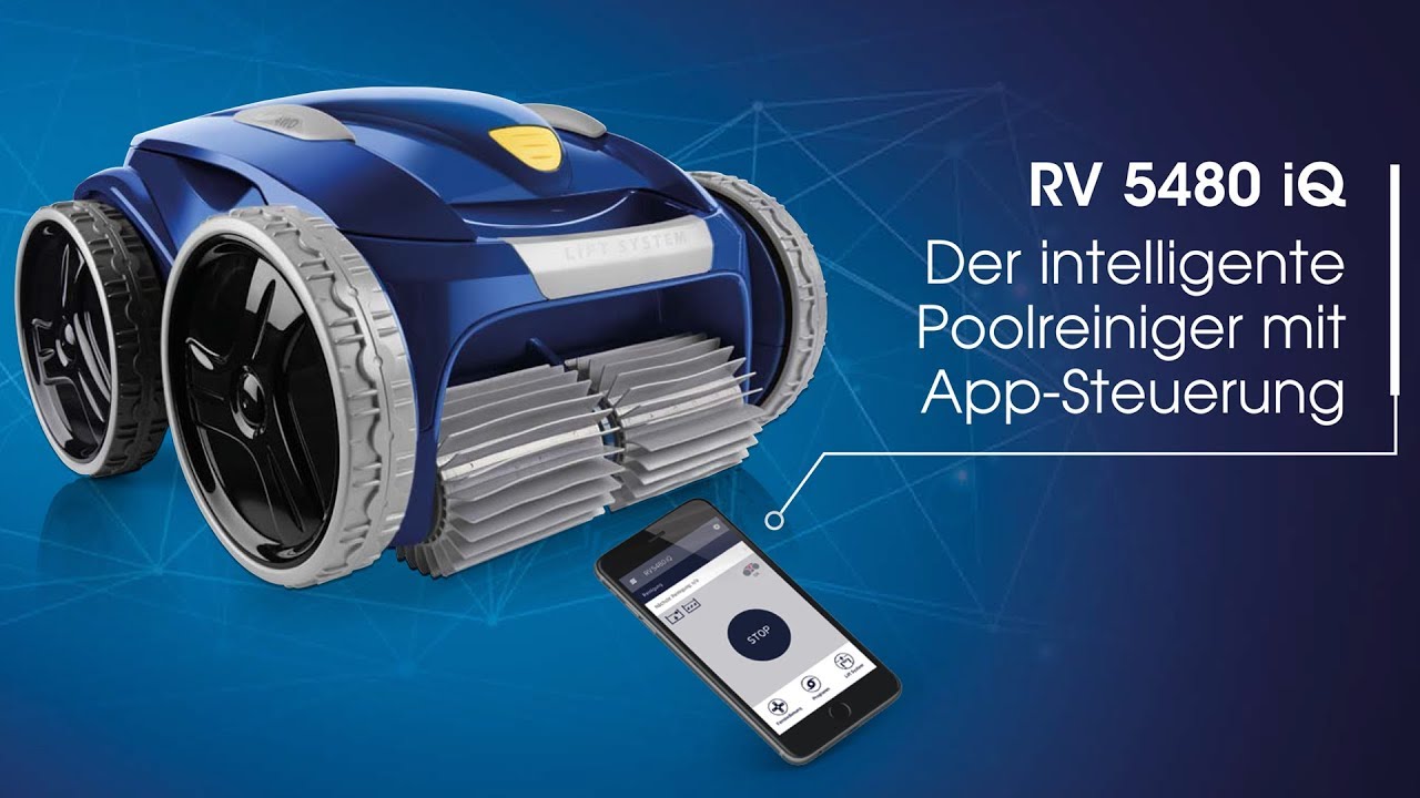 Poolroboter Zodiac Vortex GV 5480 iQ Vollautomatischer Poolsauger Schwimmbad