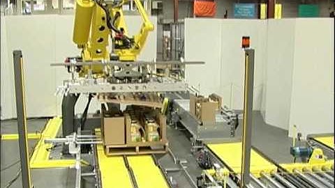 RPC-MX Robotic Palletizer - Bottles in Trays.wmv