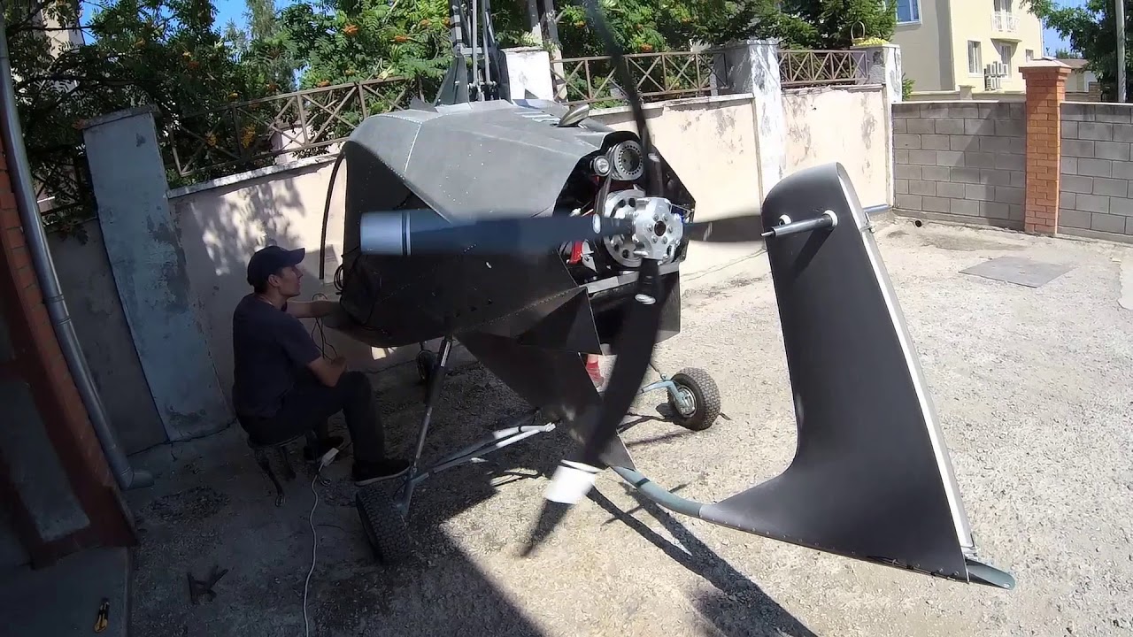 Вертолет(автожир) c двигателем ВАЗ 2112 Турбо.