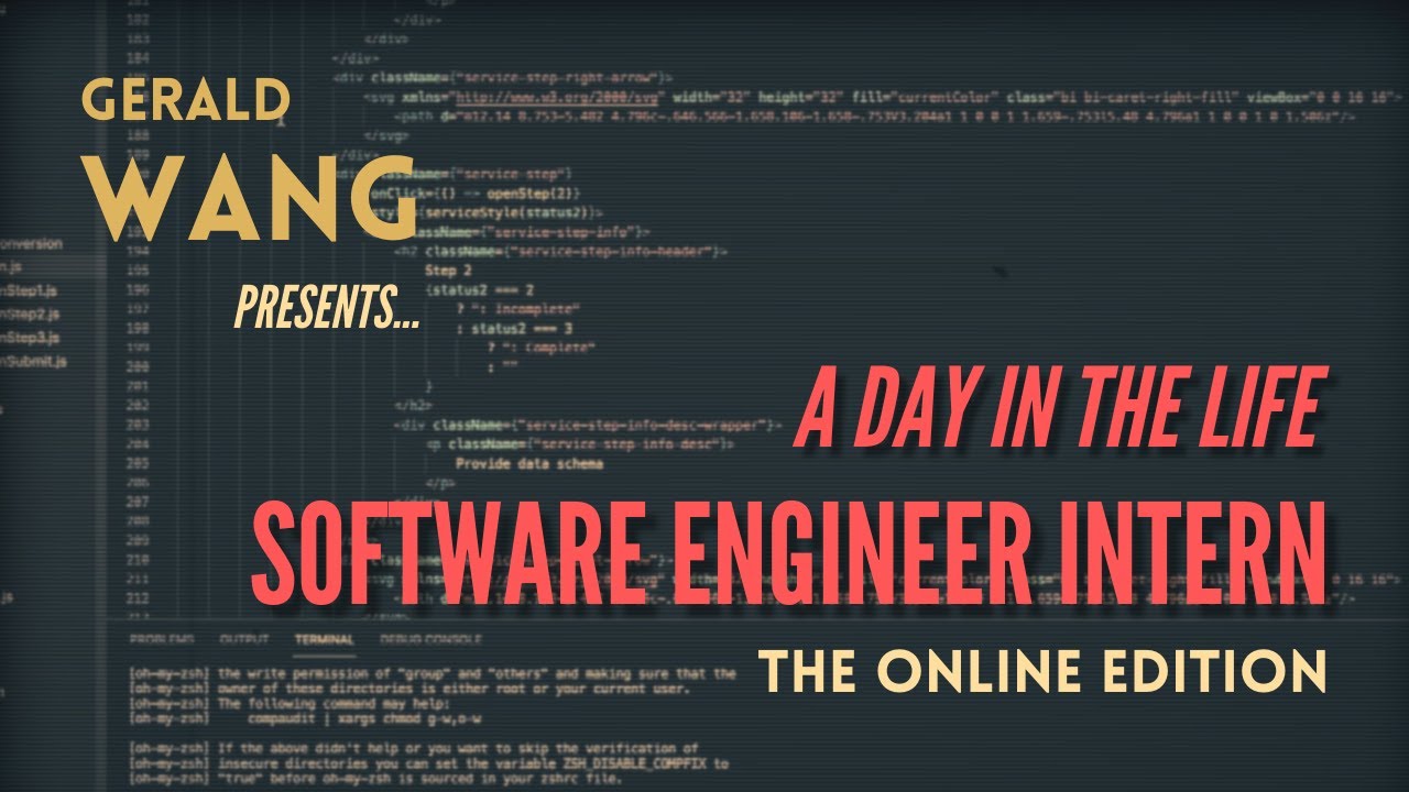 a day in the life of a software engineer intern | online edition - YouTube