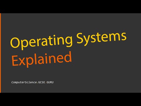 Functions of an Operating System (What is an operating system?)