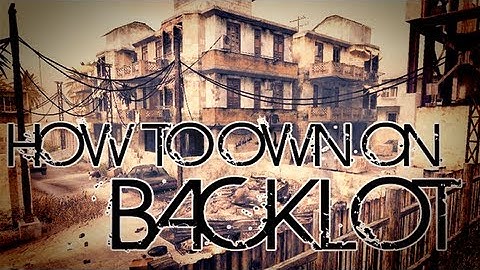 Call of Duty 4 - How to own on Backlot (PC)