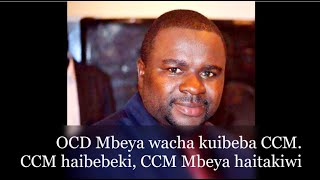 Msikilize Mbunge wa Mbeya Mjini, Joseph Mbilinyi (SUGU) akimpa makavu OCD wa Mbeya.
