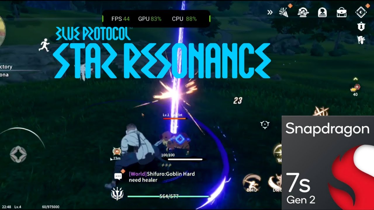 Blue Protocol Star Resonance - Android Mobile Games - Snapdragon 7s Gen 2 Realme 12 Pro+