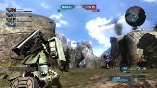 Gundam Battle Operation 2: High Mobility Zaku In The Mountains