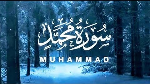 Surah Muhammad( سورة محمد )TRANQUILITY