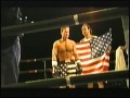 World Renowned Photographer Scott Romer waving American Flag before title fight Nazerath Israel