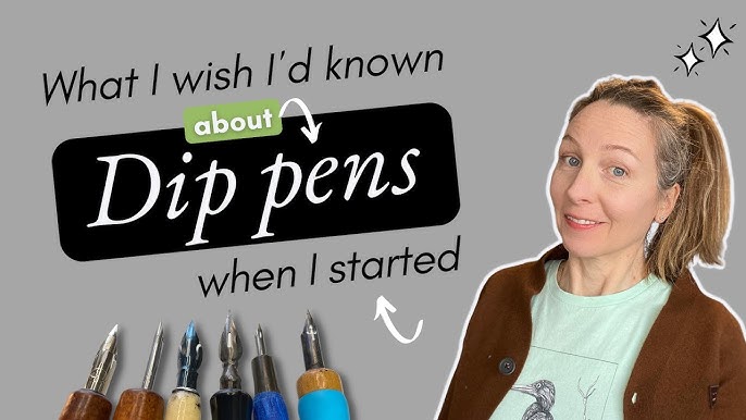How to Prepare a New Steel Nib for Dip Pen Writing in 5 Minutes! 