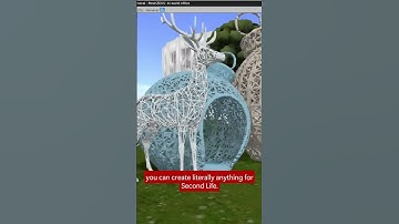 Create your own Christmas decorations in MeshZEUS for Second Life #shorts