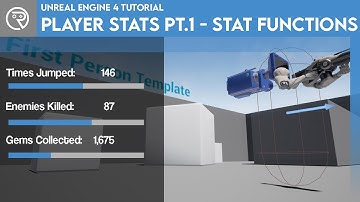 Unreal Engine 4 Tutorial - Player Stats Part 1 - Stat Functions
