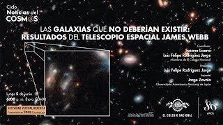 Las galaxias que no deberían existir: resultados del telescopio espacial James Webb