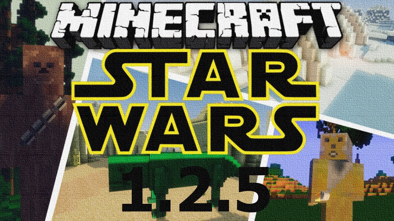 Minecraft Star Wars Mod 1.2.5 - YouTube