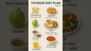 Day-27 Thyroid Diet Plan Weight Loss | Diet Plan | Meal Plan