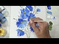 Ideas y técnicas para pintar flores / Técnica fácil de pintura acrílica