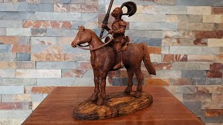 рыцарь на коне из дерева [часть 2] | knight on a horse made of wood