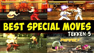 BEST SPECIAL MOVES ALL CHARACTER TEKKEN 5 PS2