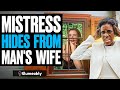 Mistress hides from mans wife what happens is shocking  illumeably