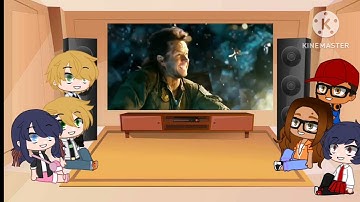 MLB/Miraculous Ladybug react to Transformers The Last Knight Final Battle part 4