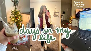 a week in my life vlog 💻☕️💌 working from home, deep cleaning, grwm