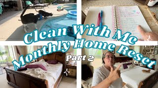 Clean With Me Zone 1 | Plan With Me | Monthly Home Reset Part 2