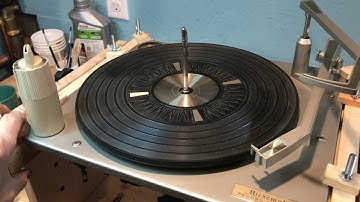 Magnavox Collaro Record Changer Operating Instructions for 12” records.