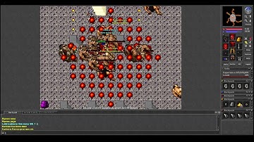 Old Tibia - Cachero getting LvL 200 - (7.4 2005 Calmera)