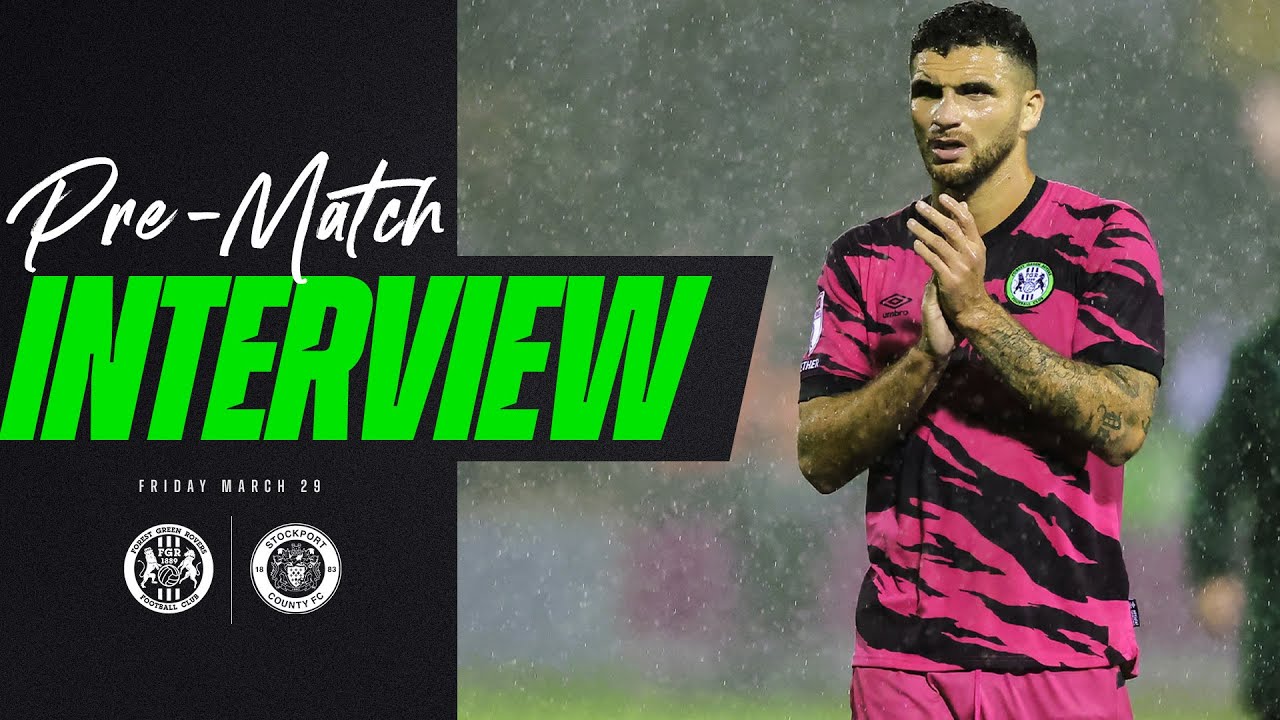 Pre-Match Interview | Ryan Inniss on Stockport clash | Stockport County ...