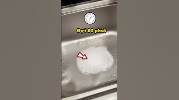 💡 Mẹo khử mùi hôi bồn rửa chén hiệu quả với Baking Soda, Nước Rửa Chén và Giấm Trắng!