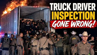 Truck Driver Inspection Gone Wrong President Trump Announcement Major Trucking Accidents Today
