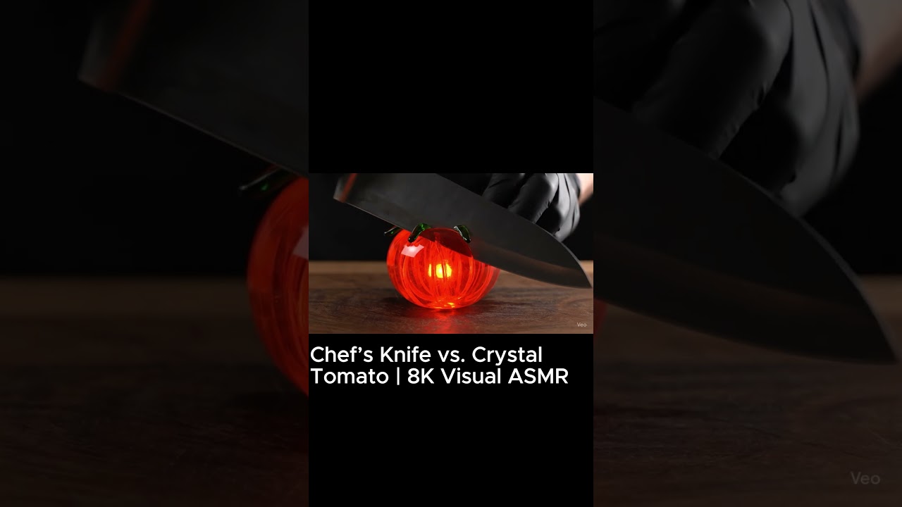 🎬 "ASMR a Tomato Slice in 8K | Hyperreal AI Cinematic 
