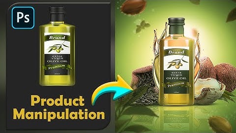 Products manipulation Photoshop tutorial | Photoshop speed art