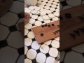 the easiest way to cut tiny tiles - YouTube