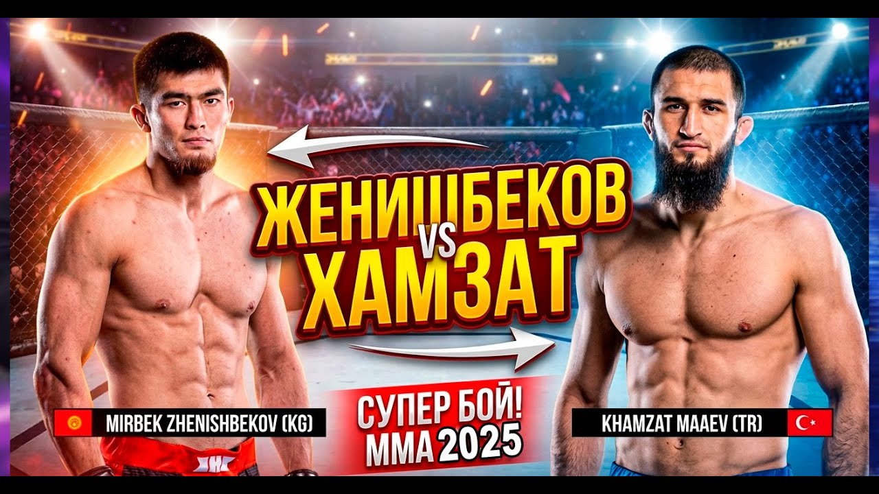 МИРБЕК ЖЕНИШБЕКОВ (KG) vs ХАМЗАТ МААЕВ (TR)  жесткий бой  BRAVE CF 103