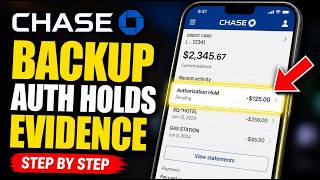 How to backup your credit card authorization holds evidence - Step By Step