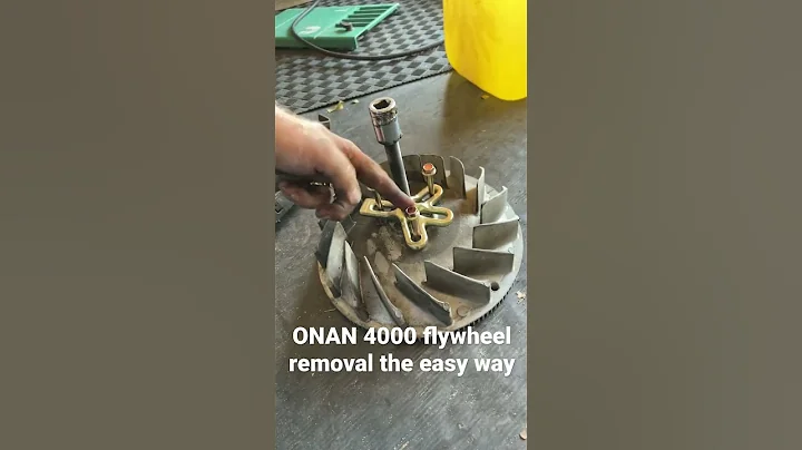 ONAN 4000 flywheel removal the easy way