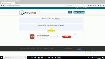 How to post free ads on adyfast.com