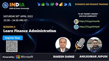 Learn Finance Administration (Dynamics 365 Finance)