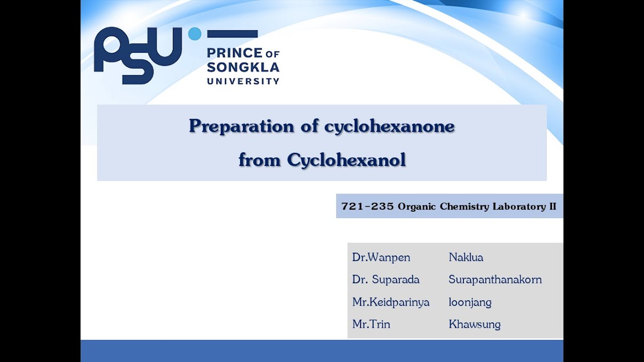 Preparation Cyclohexanone from Cyclohexanol