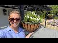 Planting My Front Porch Hanging Baskets 🤍 (All White!)