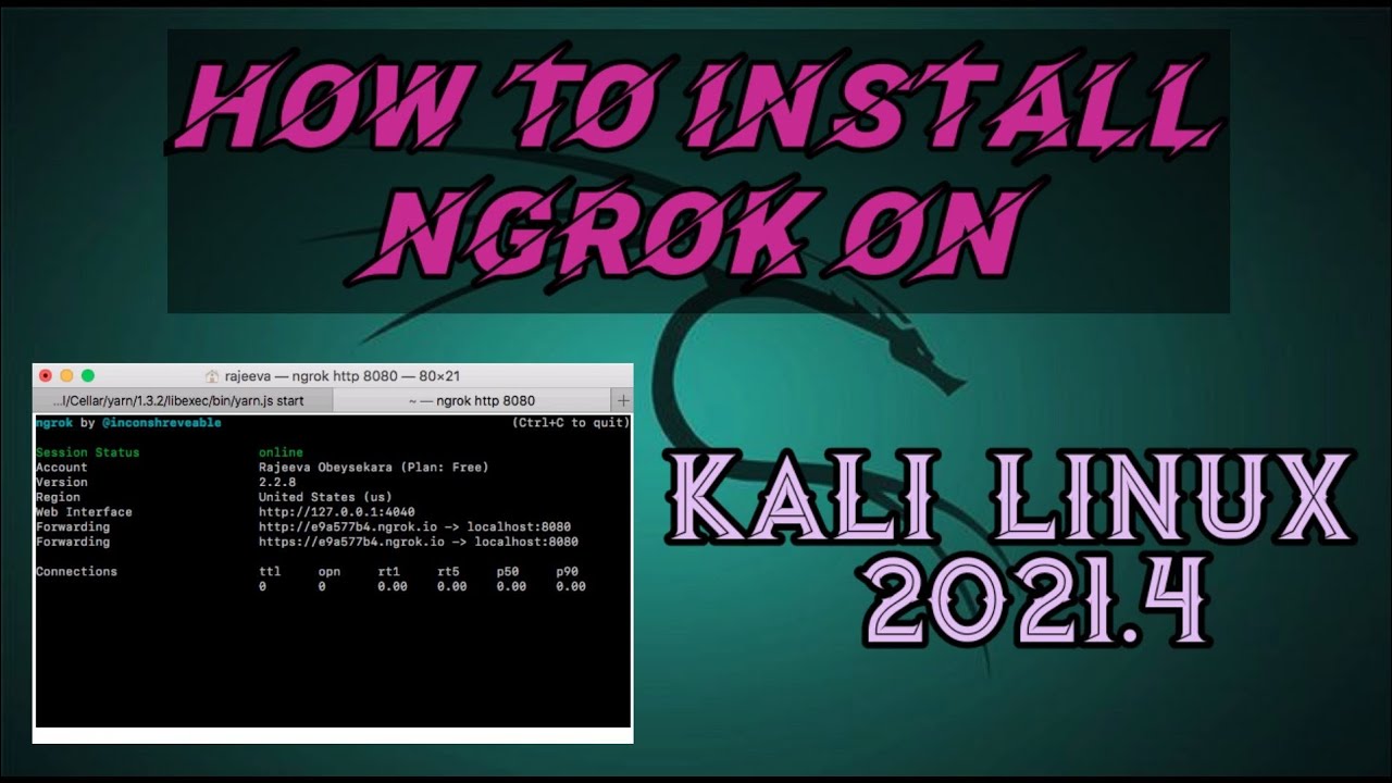 How To Install Ngrok Server On || Kali Linux 2021.4 || Secure