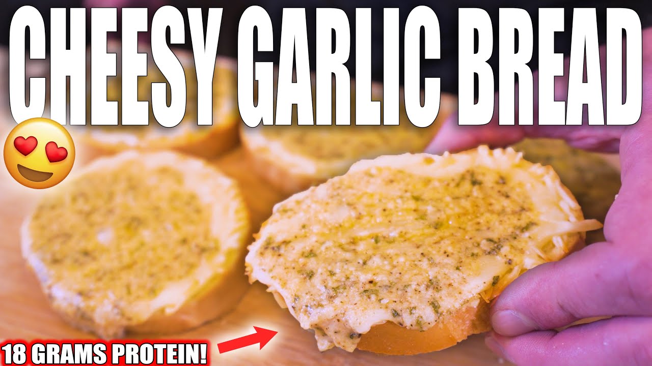 ANABOLIC CHEESY GARLIC BREAD | Easy High Protein Diet Friendly ...