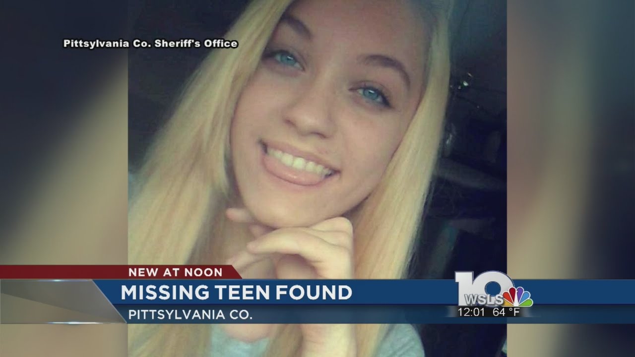 Missing 15 Year Old Pittsylvania County Girl Found Safe Youtube 