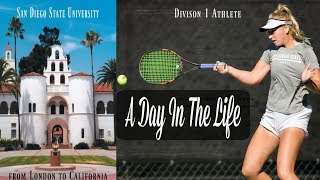 A DAY IN THE LIFE OF A STUDENT-ATHLETE | San Diego State University | Vlog
