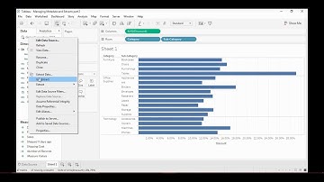 Managing Extract with Tableau