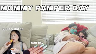 BADDIE MOM PAMPER DAY | SKINCARE, NAILS, SHOPPING!