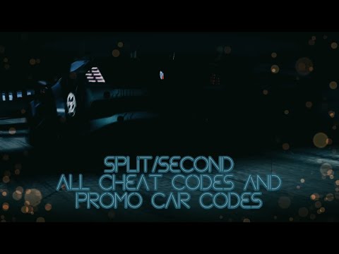 Split/Second - All Cheat Codes & Promo Car Codes