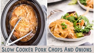 Slow Cooker Pork Chops and Onions
