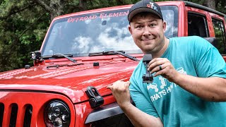 JL Hood Latches on a JK Wrangler - Install and Review - YouTube